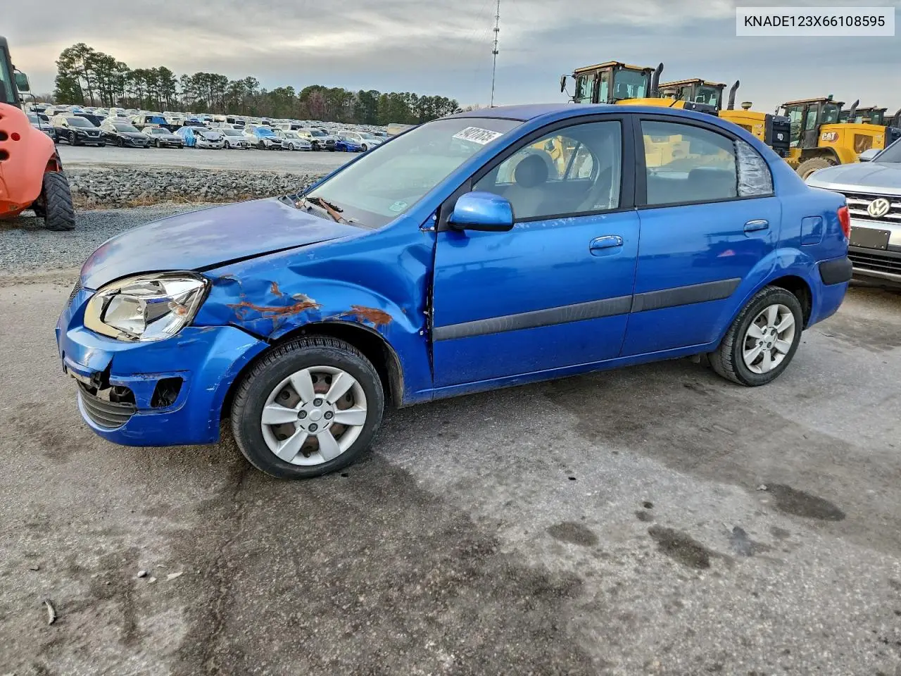 KNADE123X66108595 2006 Kia Rio