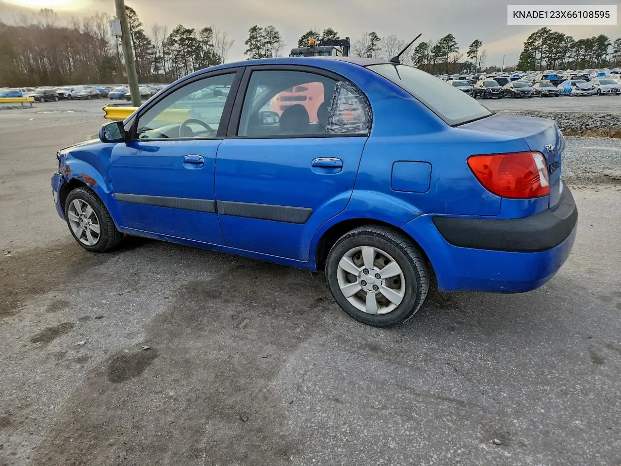 KNADE123X66108595 2006 Kia Rio