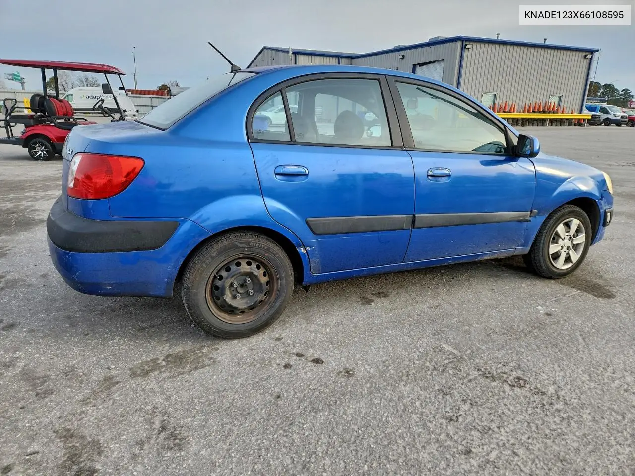 KNADE123X66108595 2006 Kia Rio