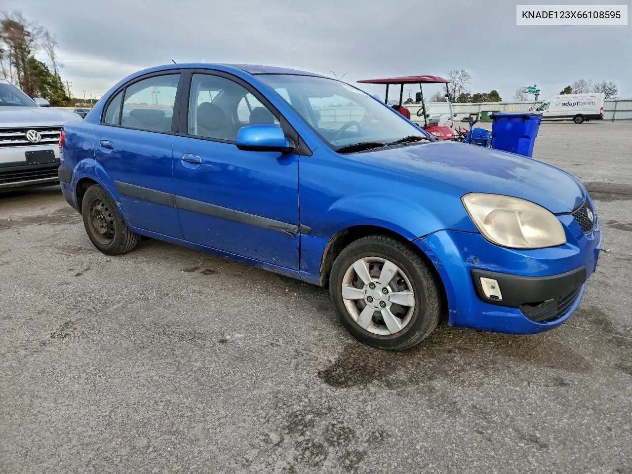 KNADE123X66108595 2006 Kia Rio