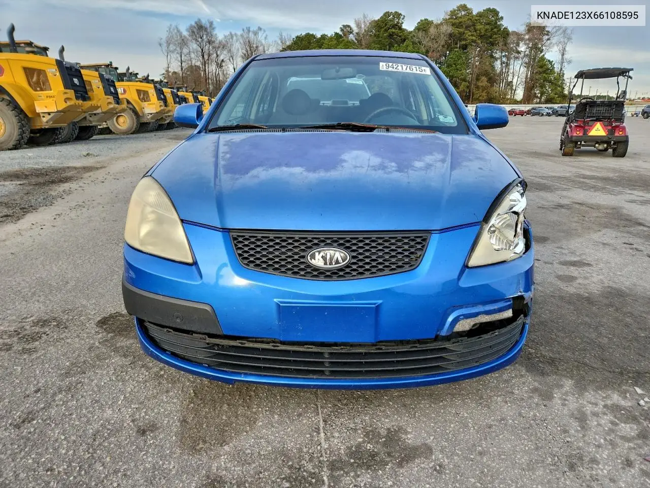 KNADE123X66108595 2006 Kia Rio