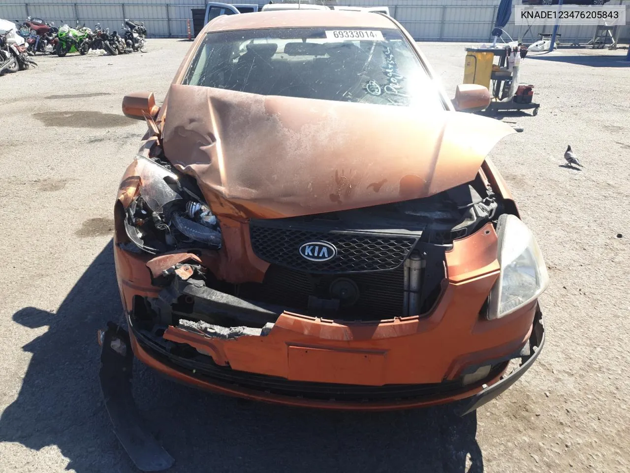 KNADE123476205843 2007 Kia Rio Base