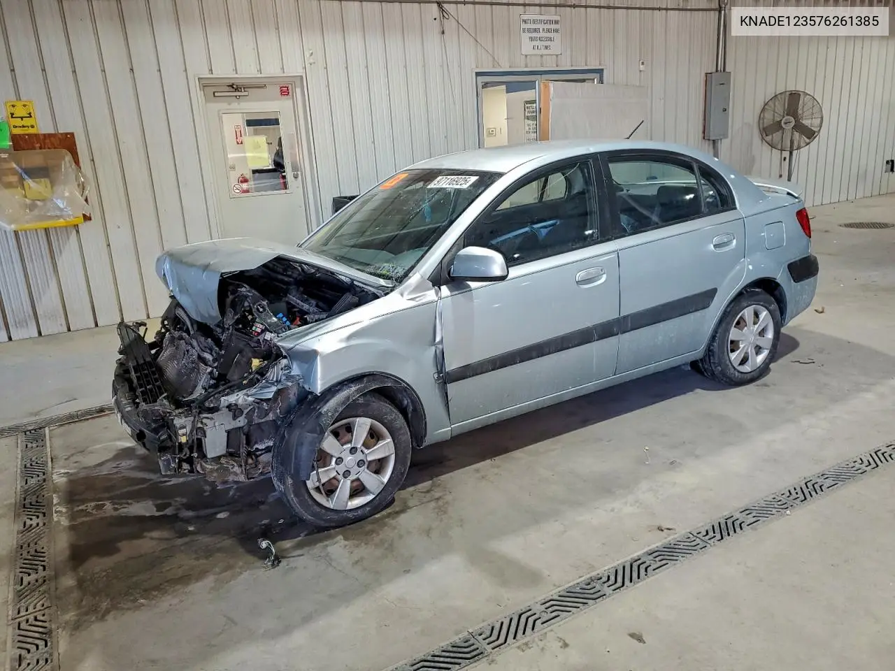 KNADE123576261385 2007 Kia Rio Base