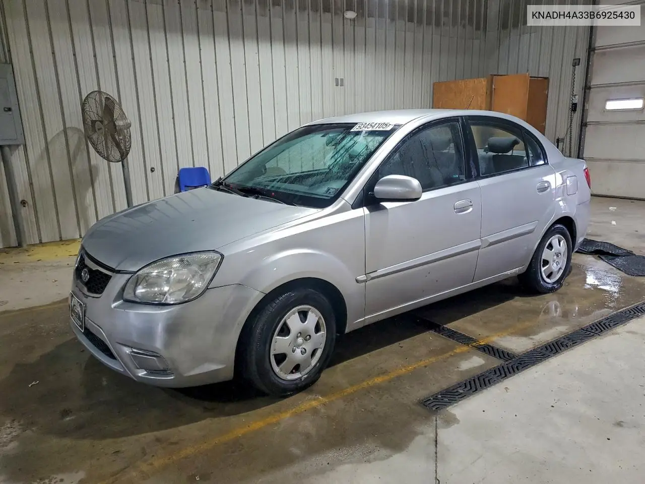 KNADH4A33B6925430 2011 Kia Rio Base