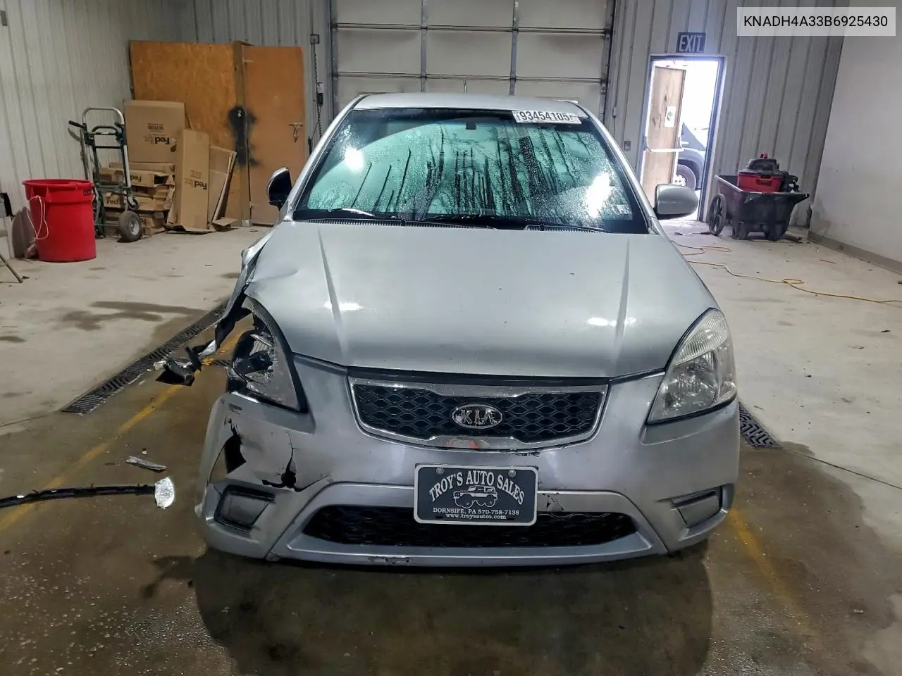 KNADH4A33B6925430 2011 Kia Rio Base