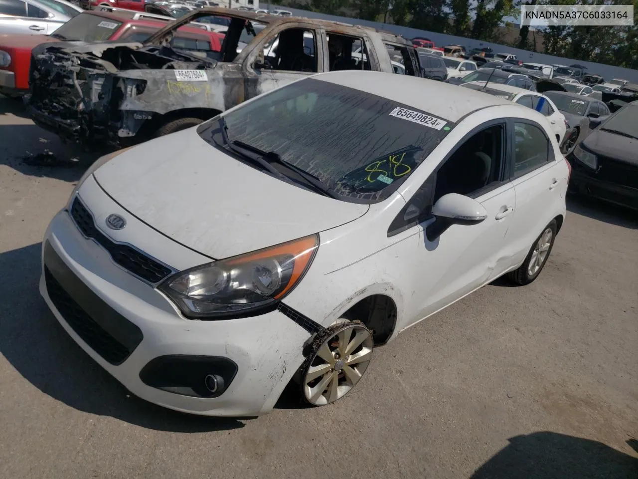 KNADN5A37C6033164 2012 Kia Rio Ex