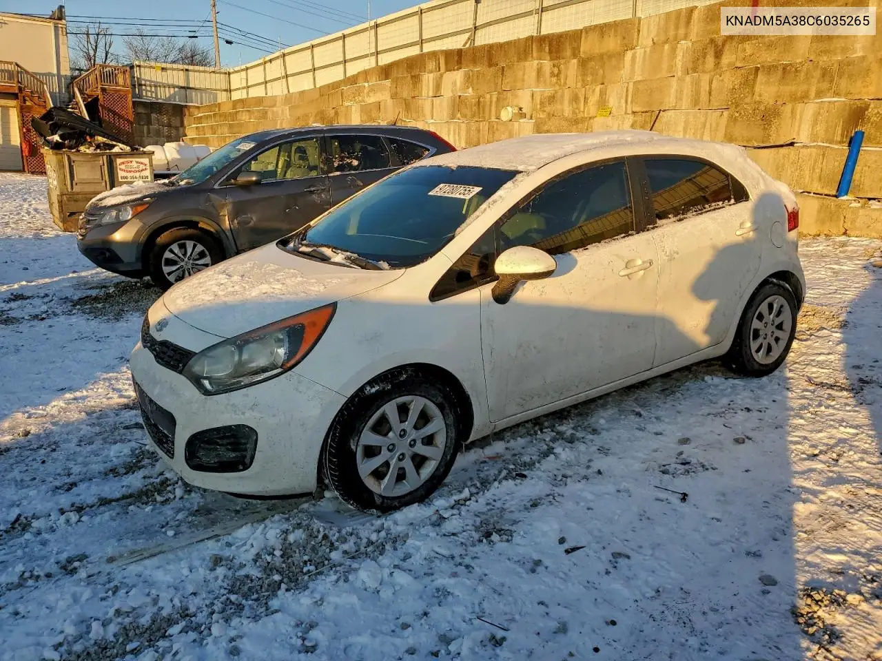 KNADM5A38C6035265 2012 Kia Rio Lx