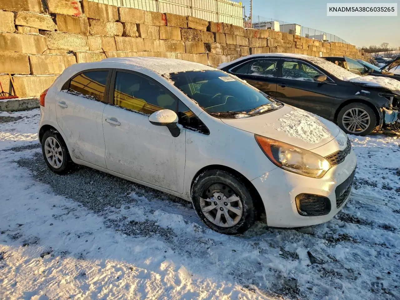 KNADM5A38C6035265 2012 Kia Rio Lx