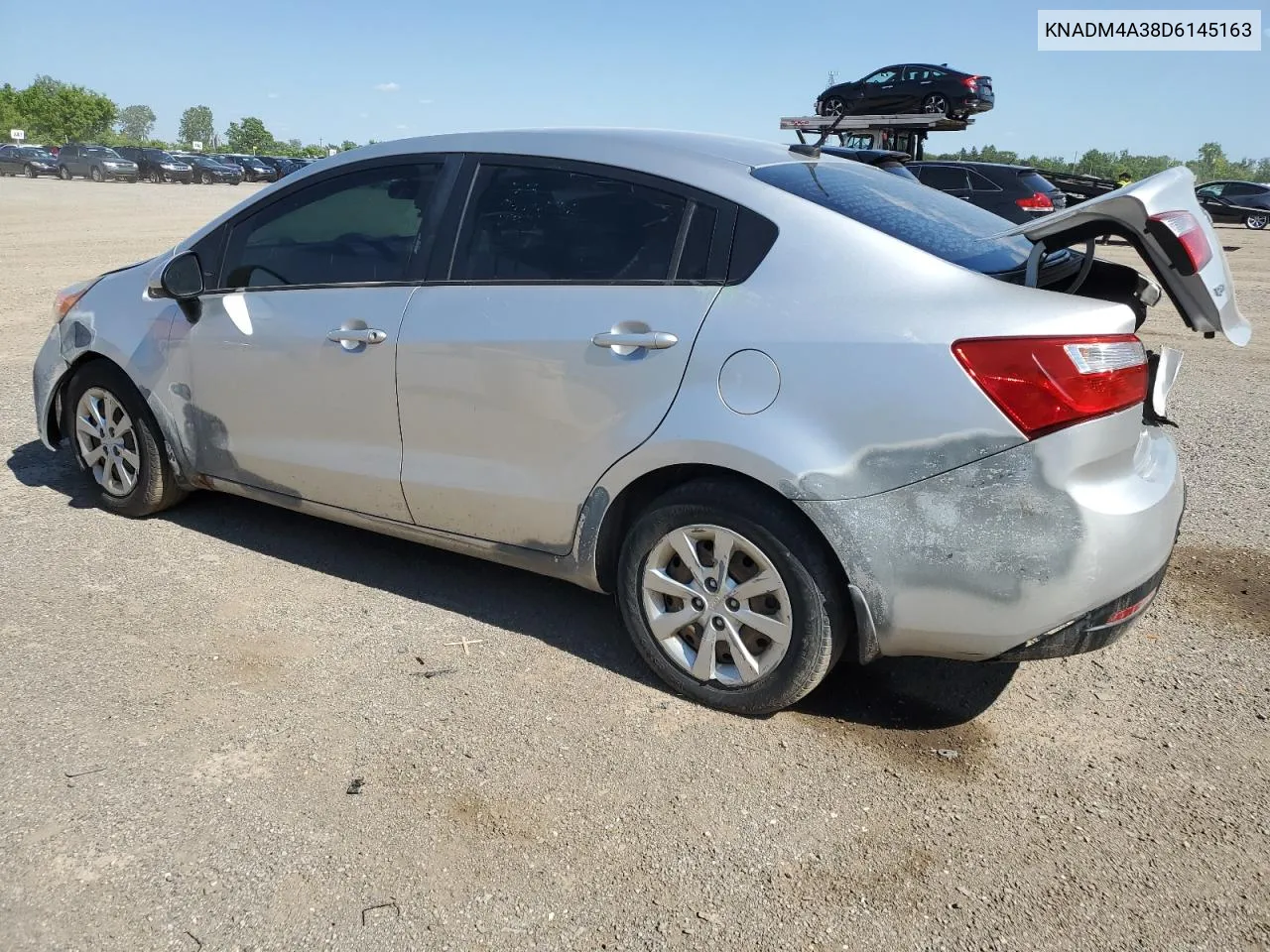 KNADM4A38D6145163 2013 Kia Rio Lx