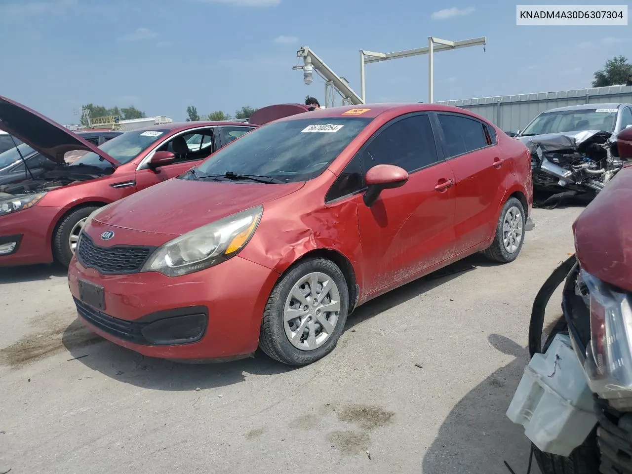 KNADM4A30D6307304 2013 Kia Rio Lx