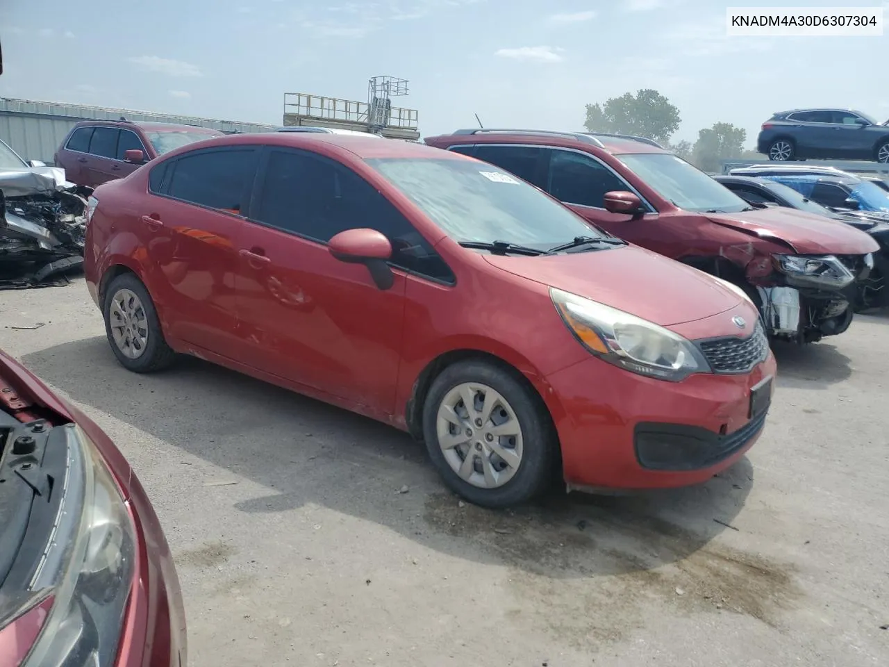 KNADM4A30D6307304 2013 Kia Rio Lx