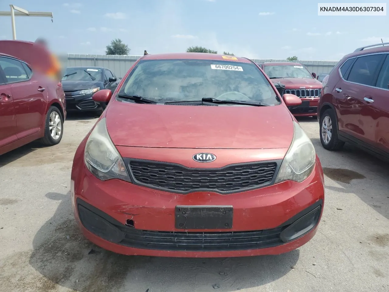 KNADM4A30D6307304 2013 Kia Rio Lx