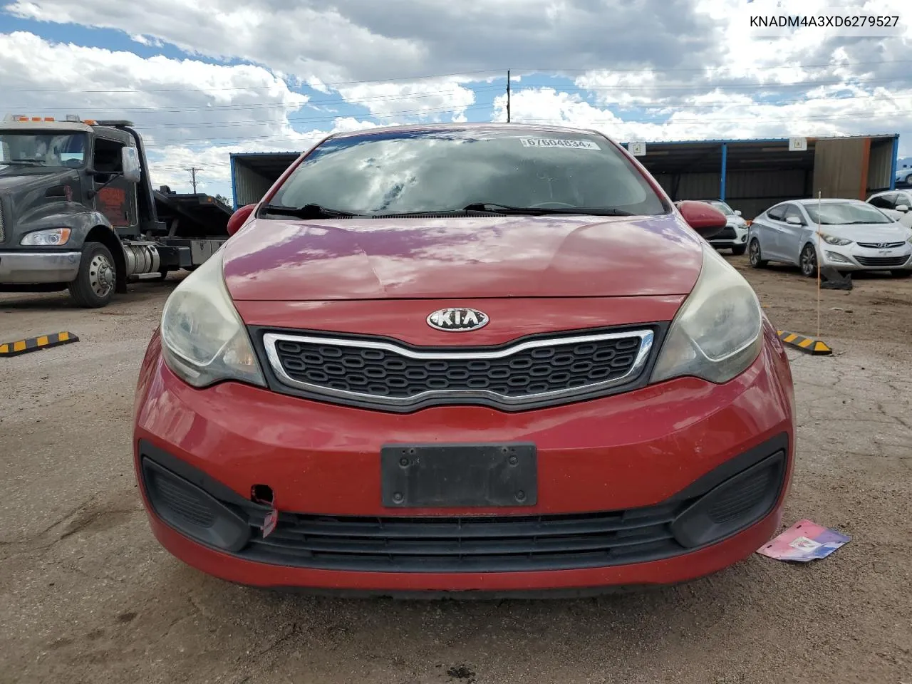 KNADM4A3XD6279527 2013 Kia Rio Lx