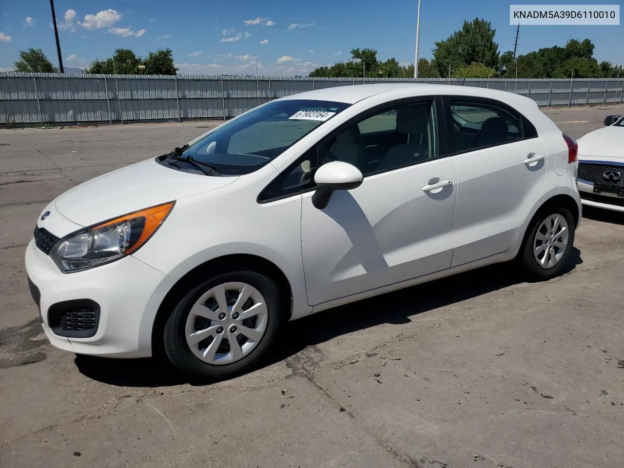 KNADM5A39D6110010 2013 Kia Rio Lx