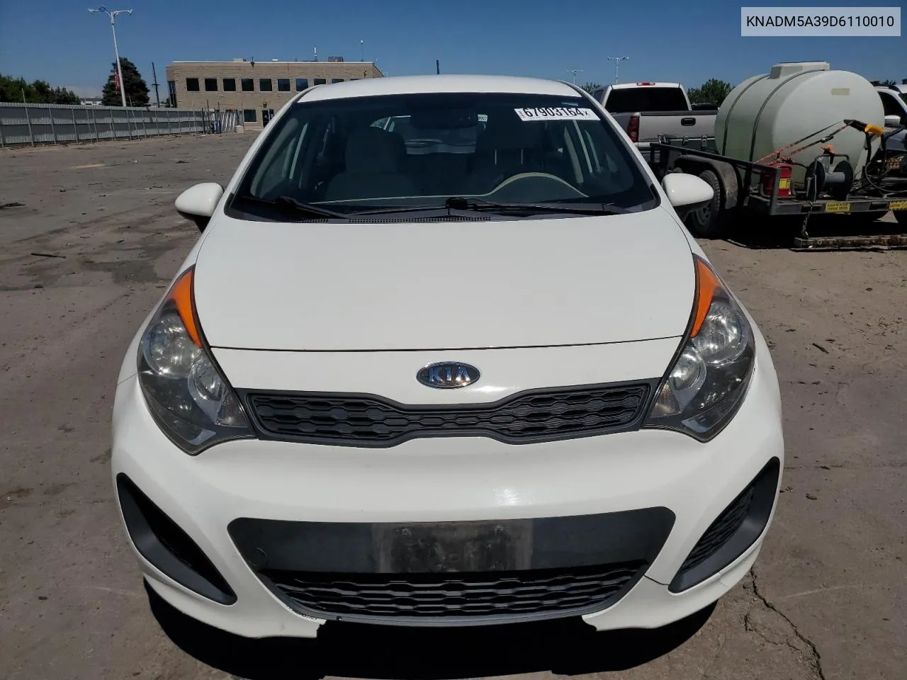 KNADM5A39D6110010 2013 Kia Rio Lx