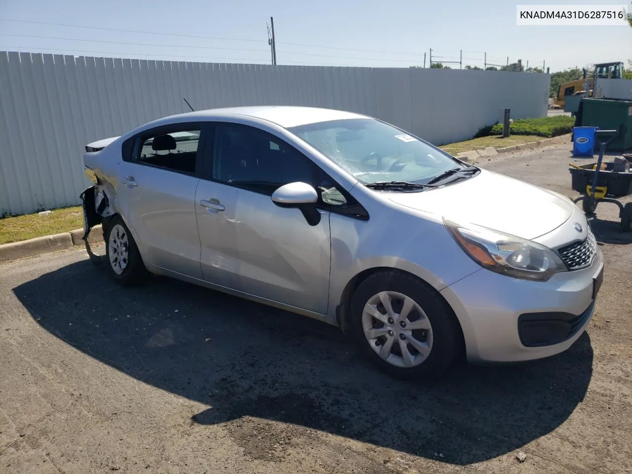 KNADM4A31D6287516 2013 Kia Rio Lx