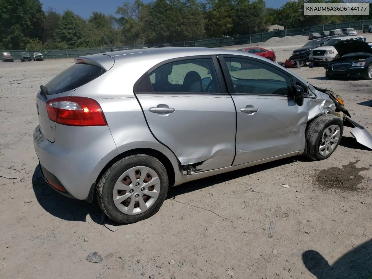 KNADM5A36D6144177 2013 Kia Rio Lx