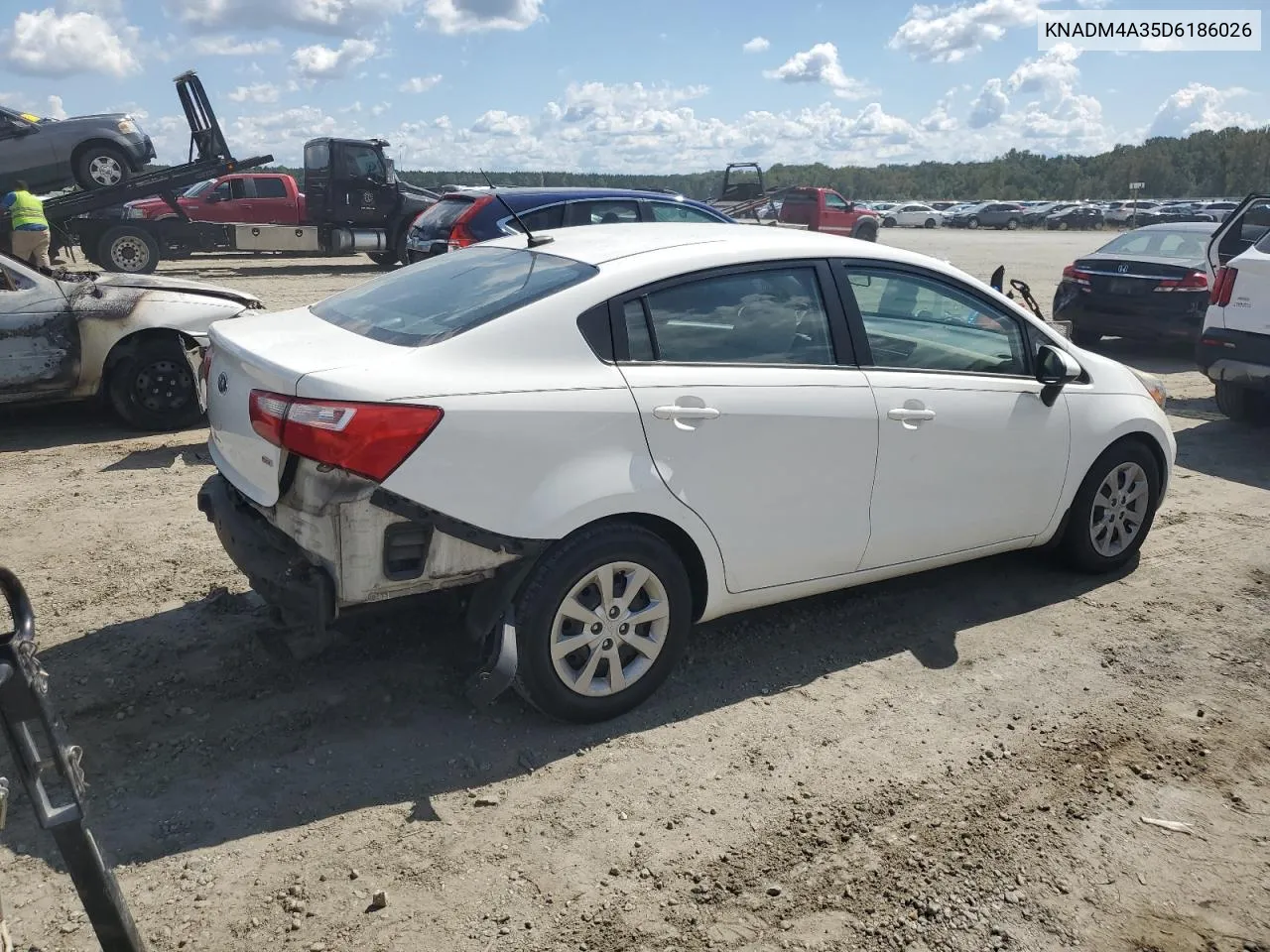 KNADM4A35D6186026 2013 Kia Rio Lx