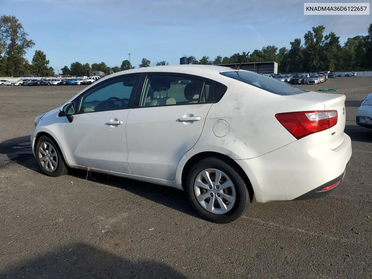 KNADM4A36D6122657 2013 Kia Rio Lx