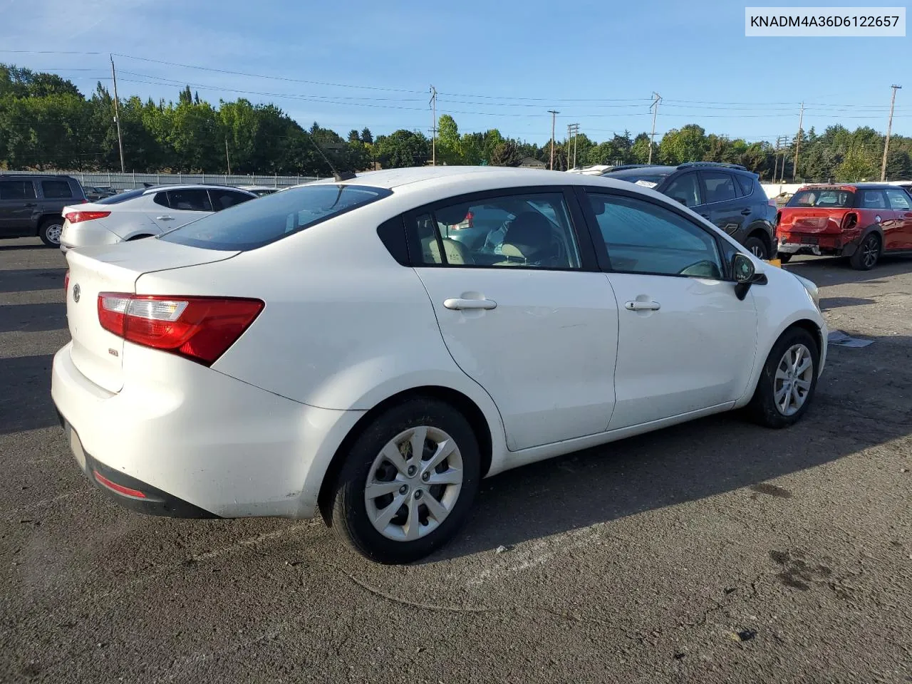 KNADM4A36D6122657 2013 Kia Rio Lx