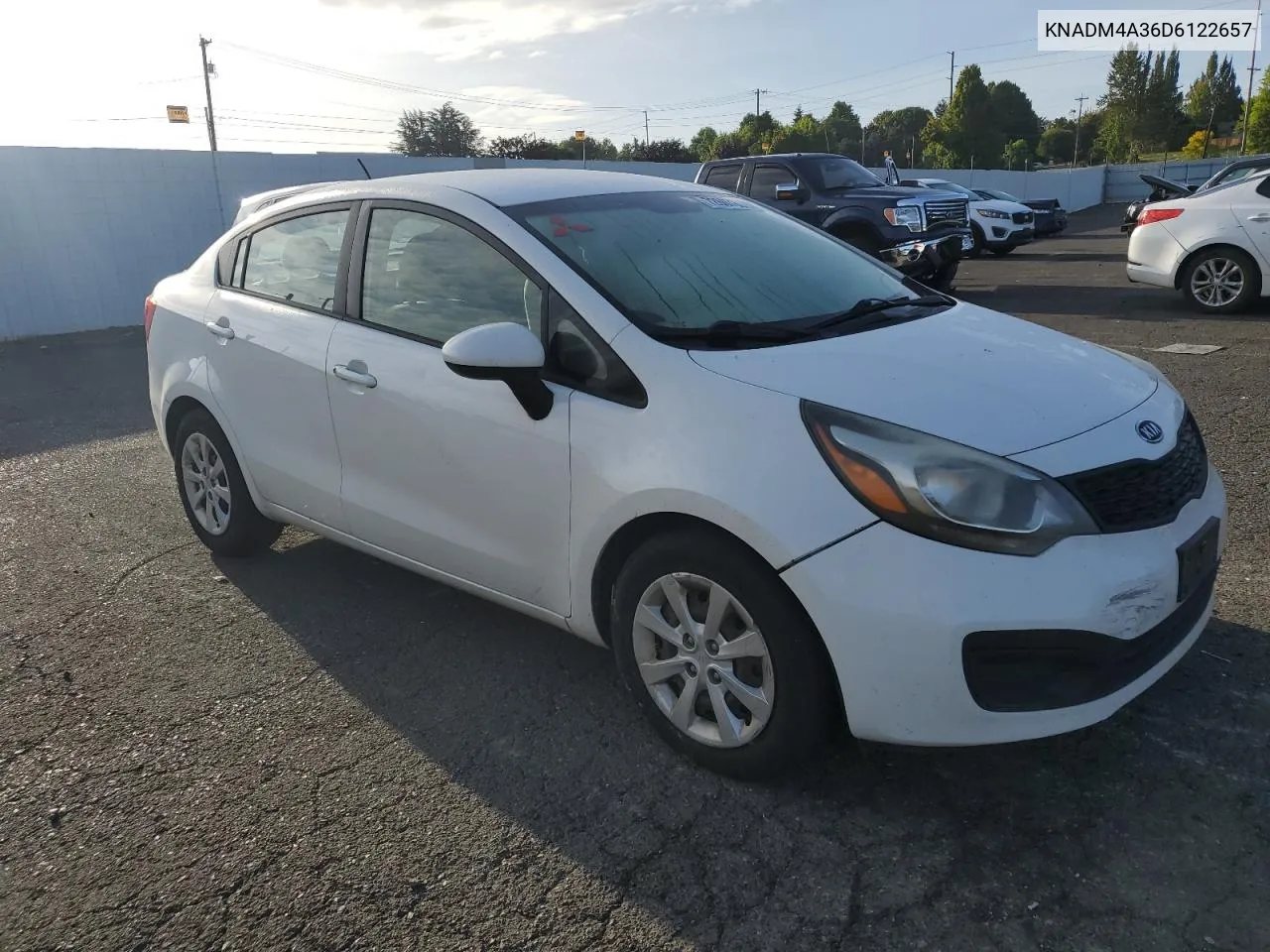 KNADM4A36D6122657 2013 Kia Rio Lx