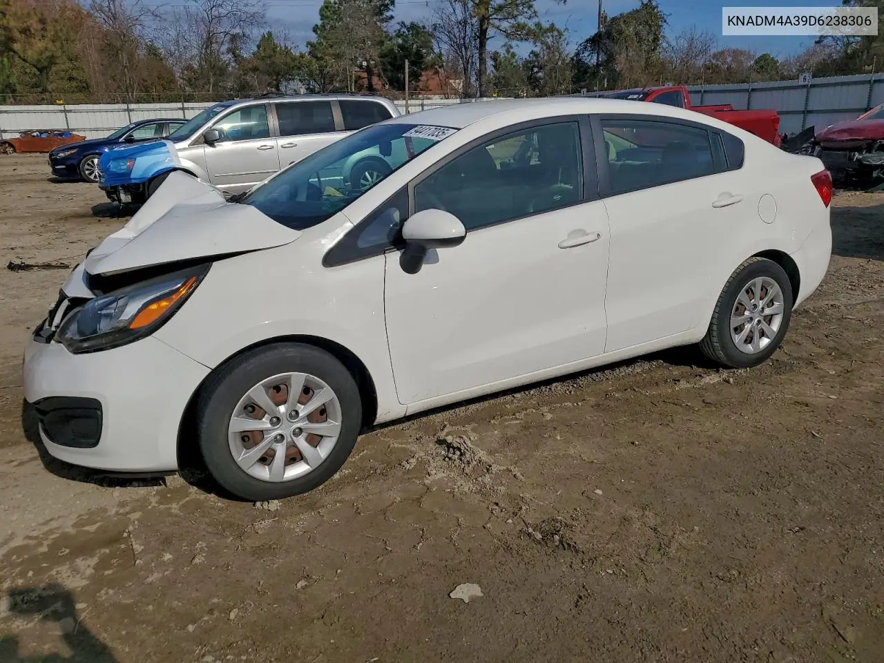 KNADM4A39D6238306 2013 Kia Rio Lx