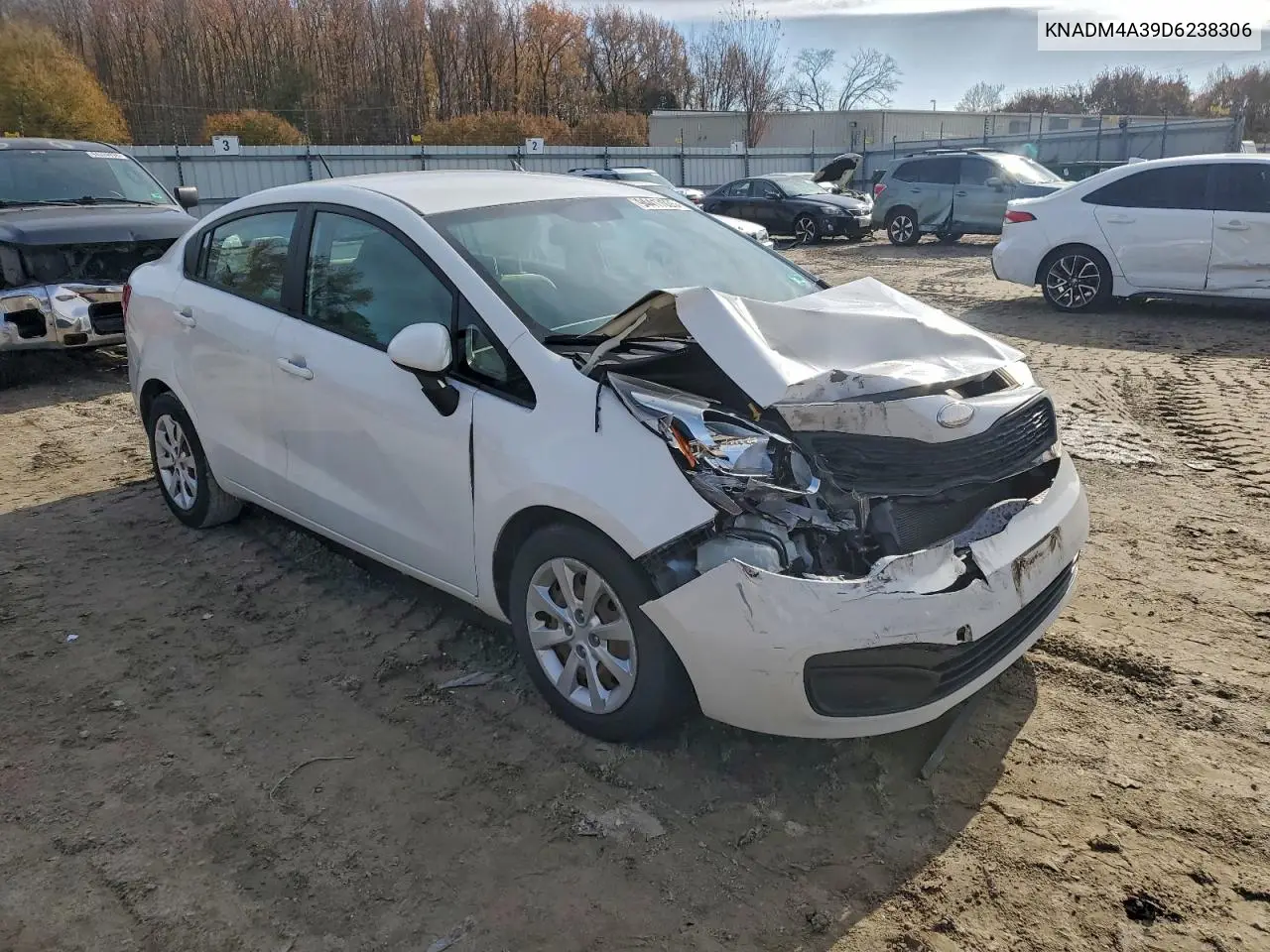 KNADM4A39D6238306 2013 Kia Rio Lx