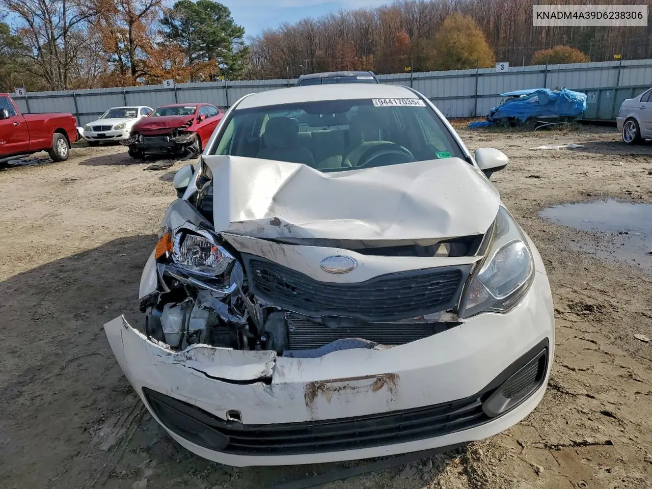 KNADM4A39D6238306 2013 Kia Rio Lx
