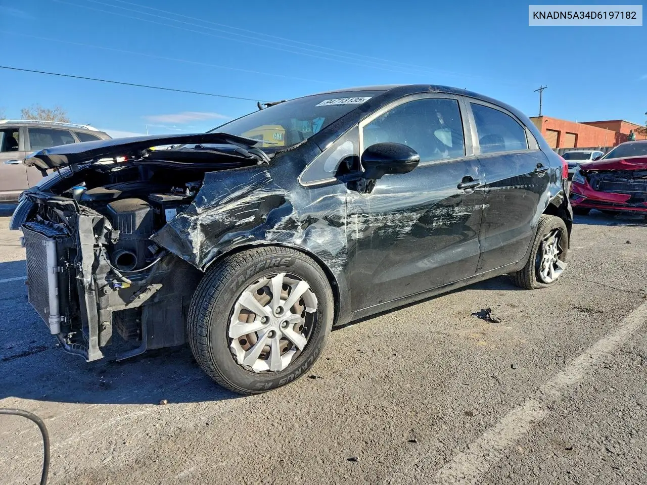 KNADN5A34D6197182 2013 Kia Rio Ex