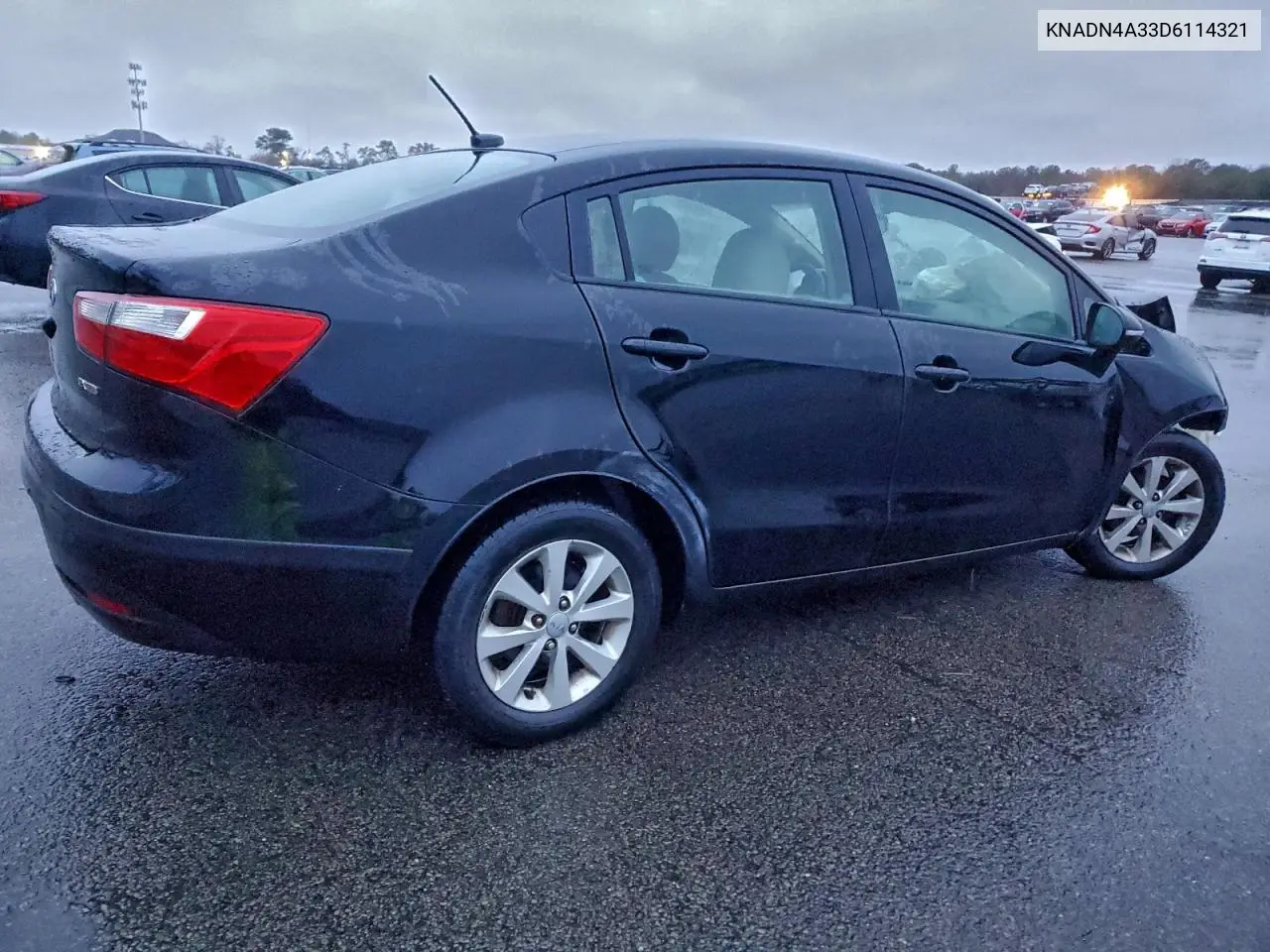 KNADN4A33D6114321 2013 Kia Rio Ex