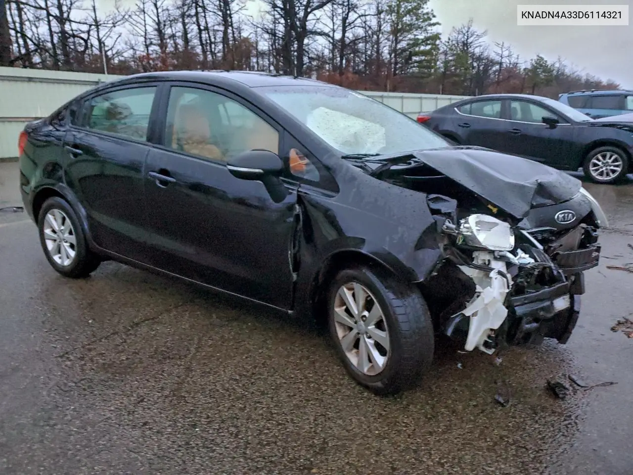 KNADN4A33D6114321 2013 Kia Rio Ex