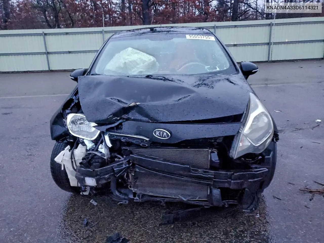 KNADN4A33D6114321 2013 Kia Rio Ex
