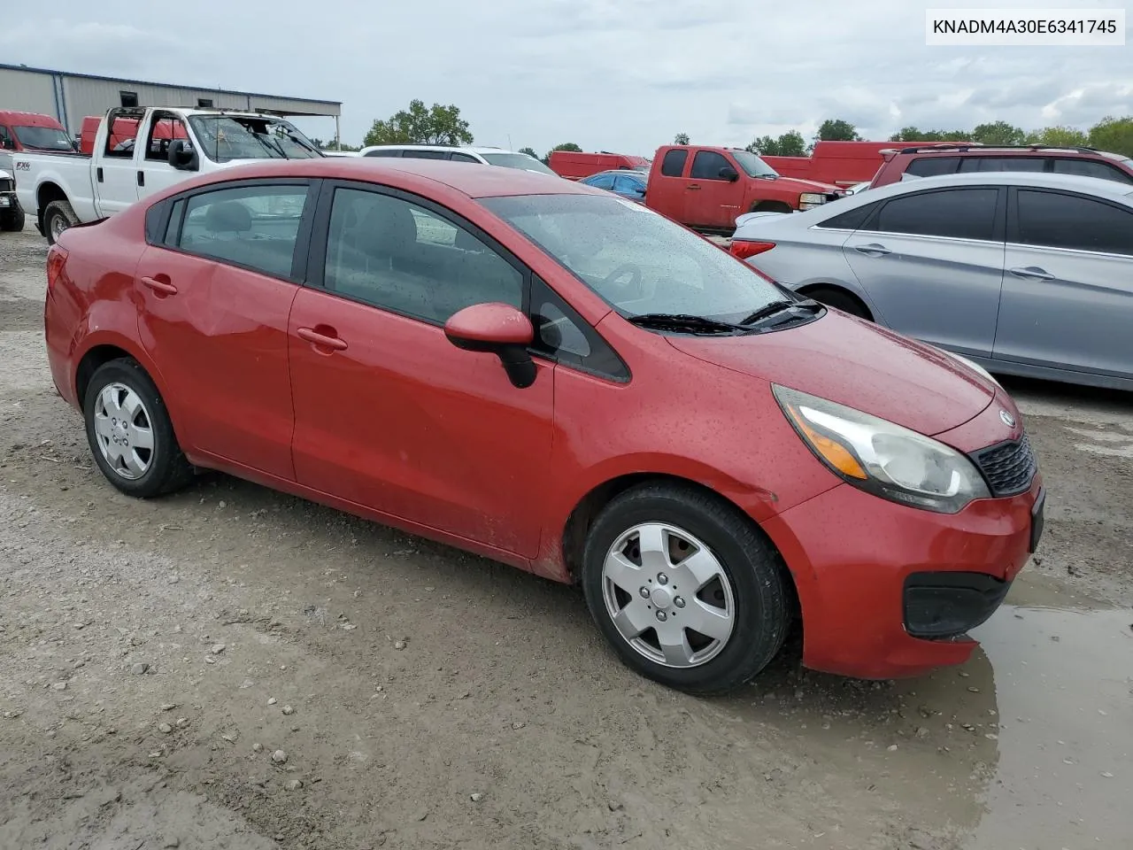 KNADM4A30E6341745 2014 Kia Rio Lx