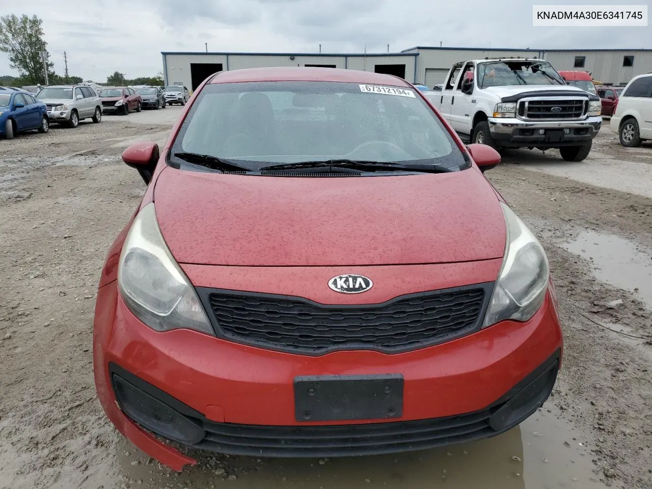 KNADM4A30E6341745 2014 Kia Rio Lx