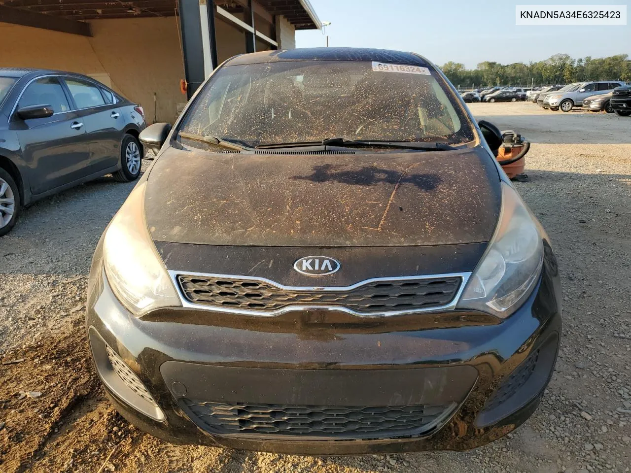 KNADN5A34E6325423 2014 Kia Rio Ex