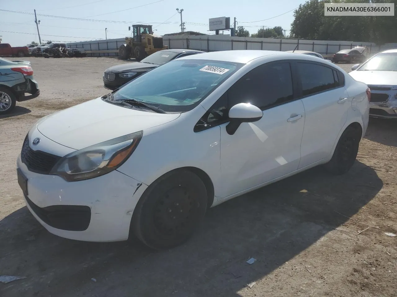 KNADM4A30E6366001 2014 Kia Rio Lx