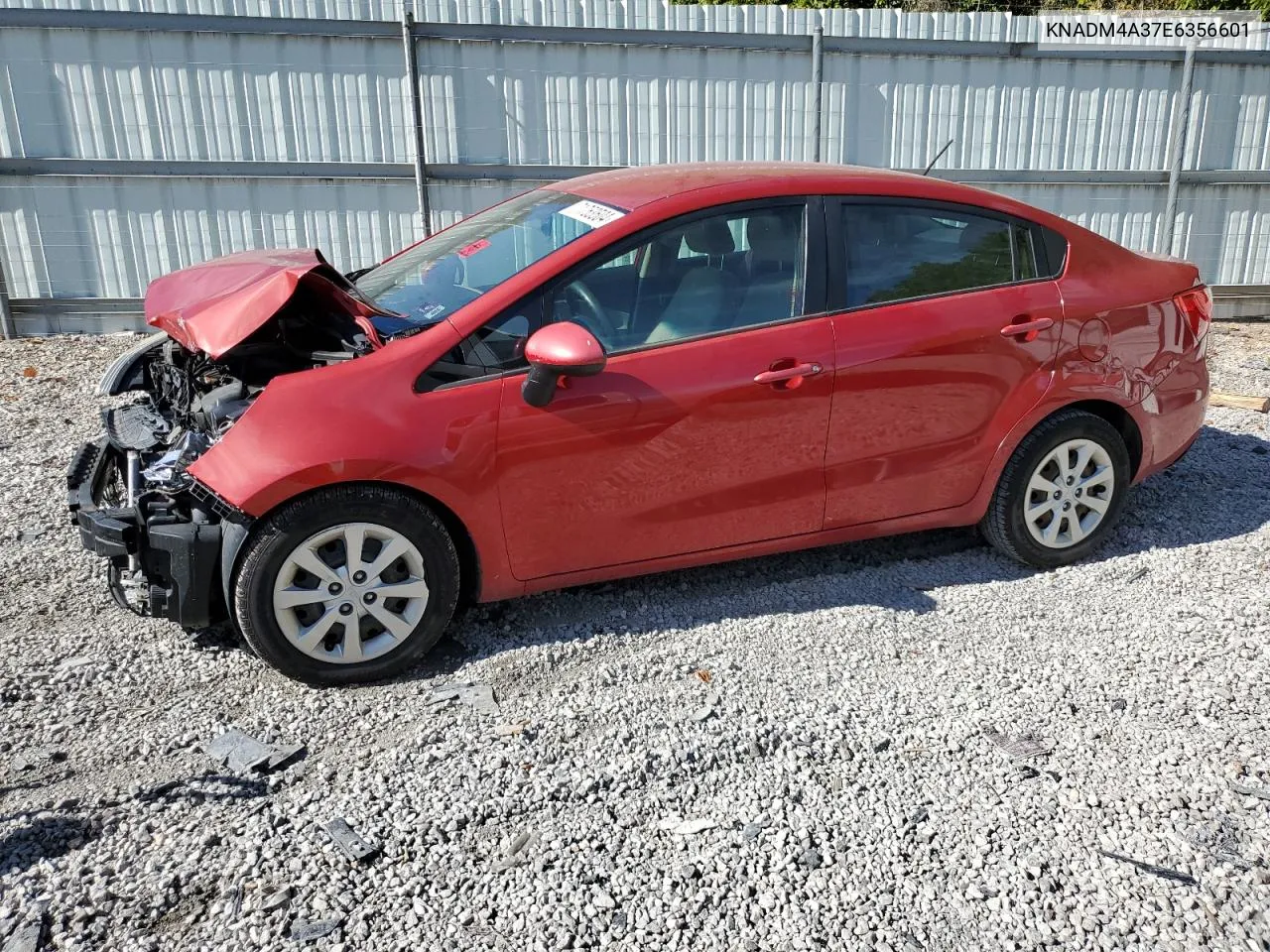 KNADM4A37E6356601 2014 Kia Rio Lx