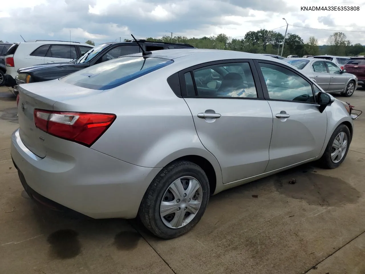 KNADM4A33E6353808 2014 Kia Rio Lx