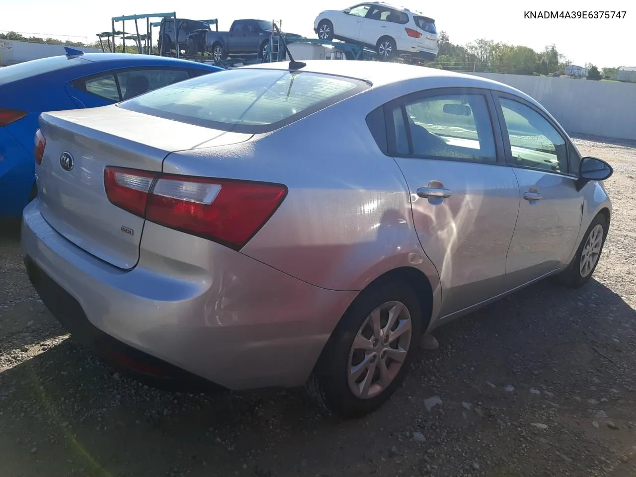 KNADM4A39E6375747 2014 Kia Rio Lx