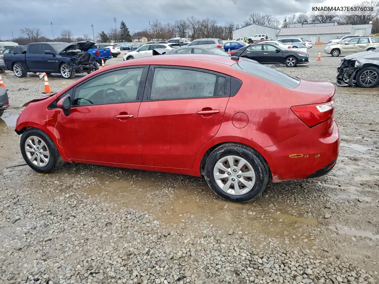 KNADM4A37E6376038 2014 Kia Rio Lx
