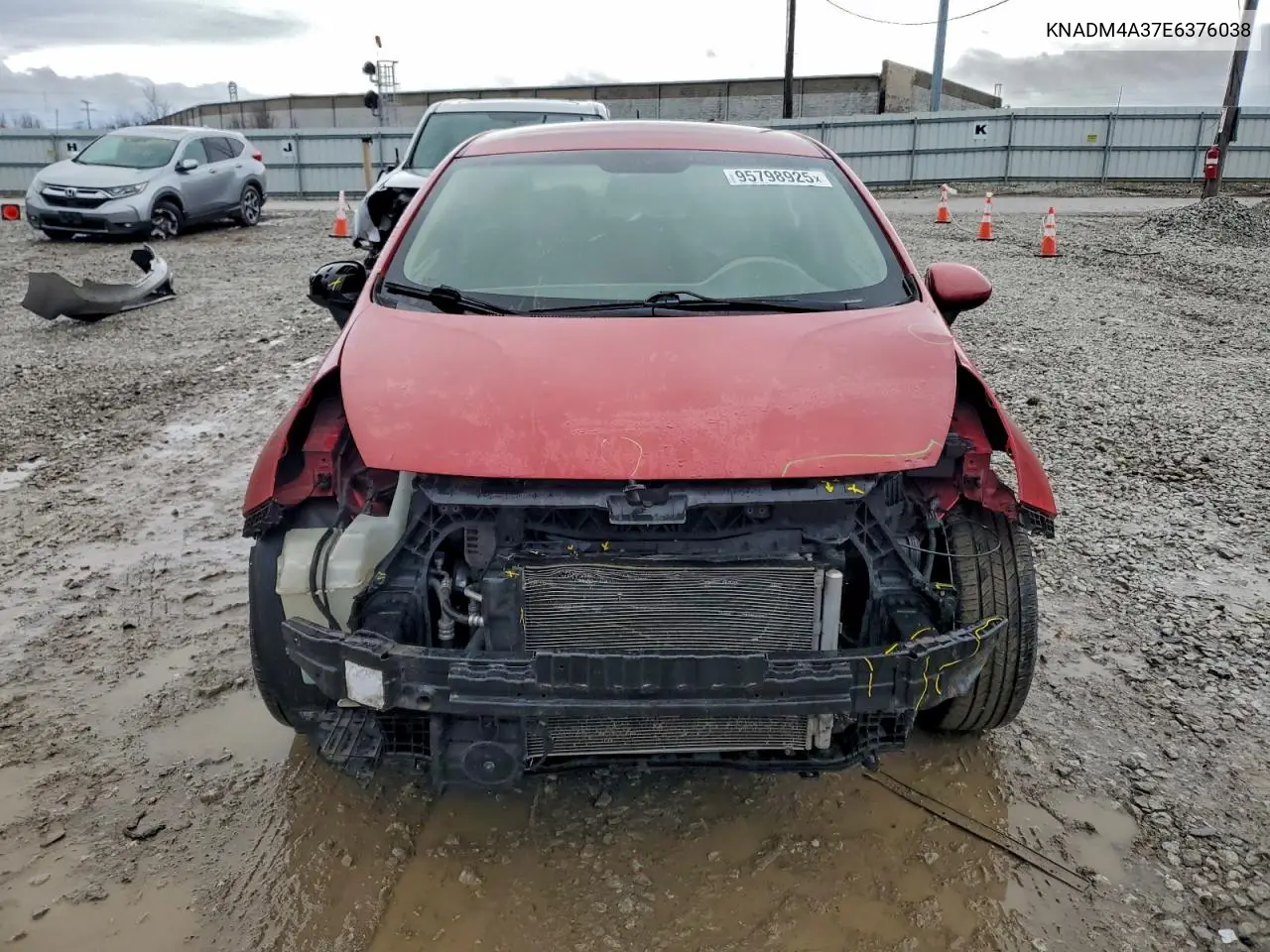 KNADM4A37E6376038 2014 Kia Rio Lx