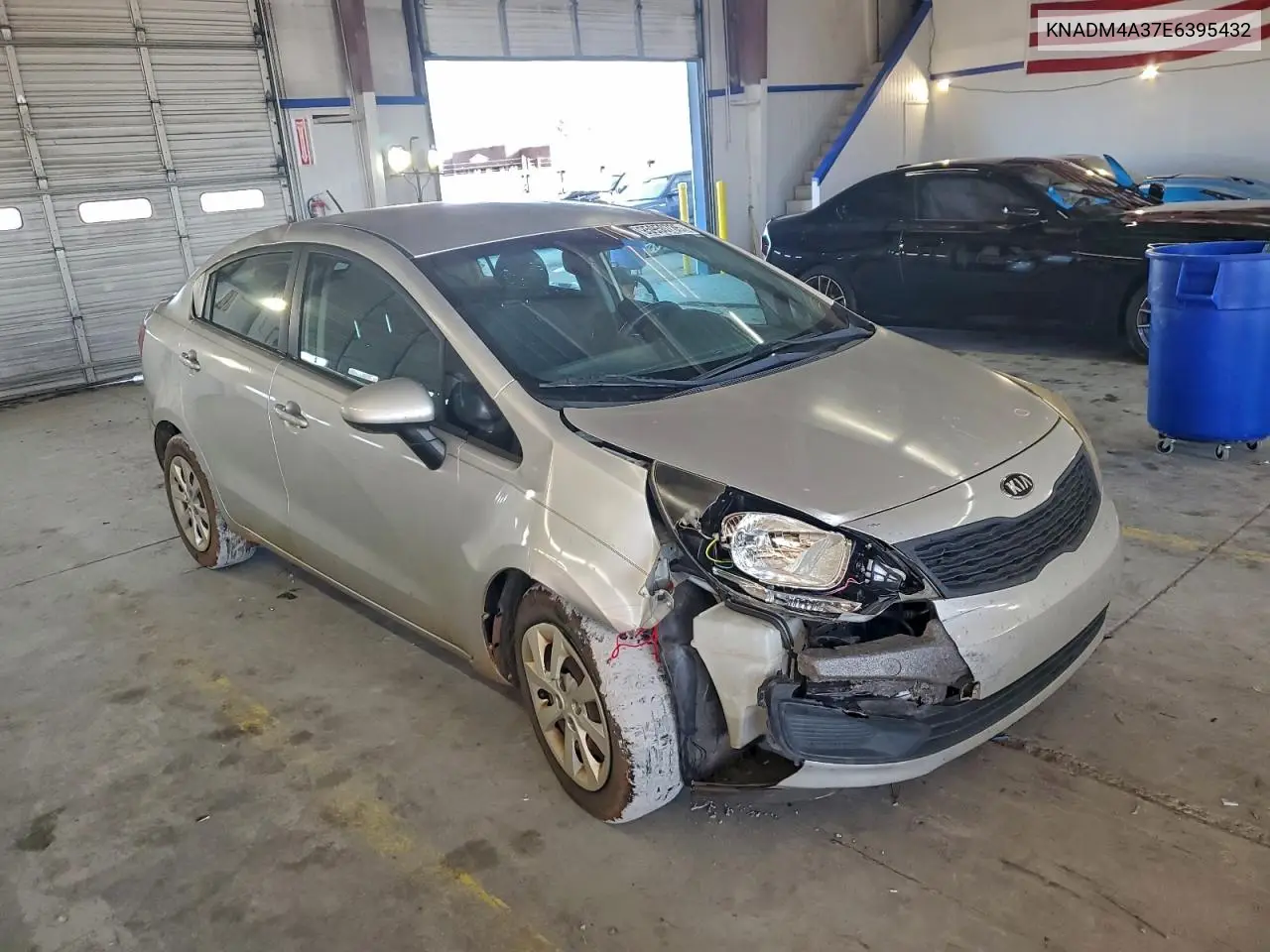 KNADM4A37E6395432 2014 Kia Rio Lx