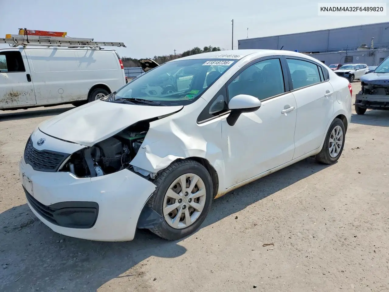 KNADM4A32F6489820 2015 Kia Rio Lx