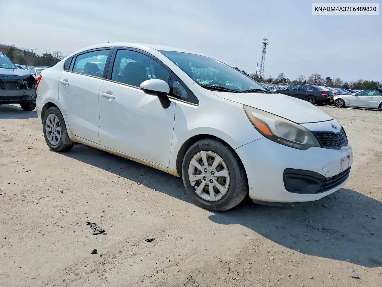 KNADM4A32F6489820 2015 Kia Rio Lx