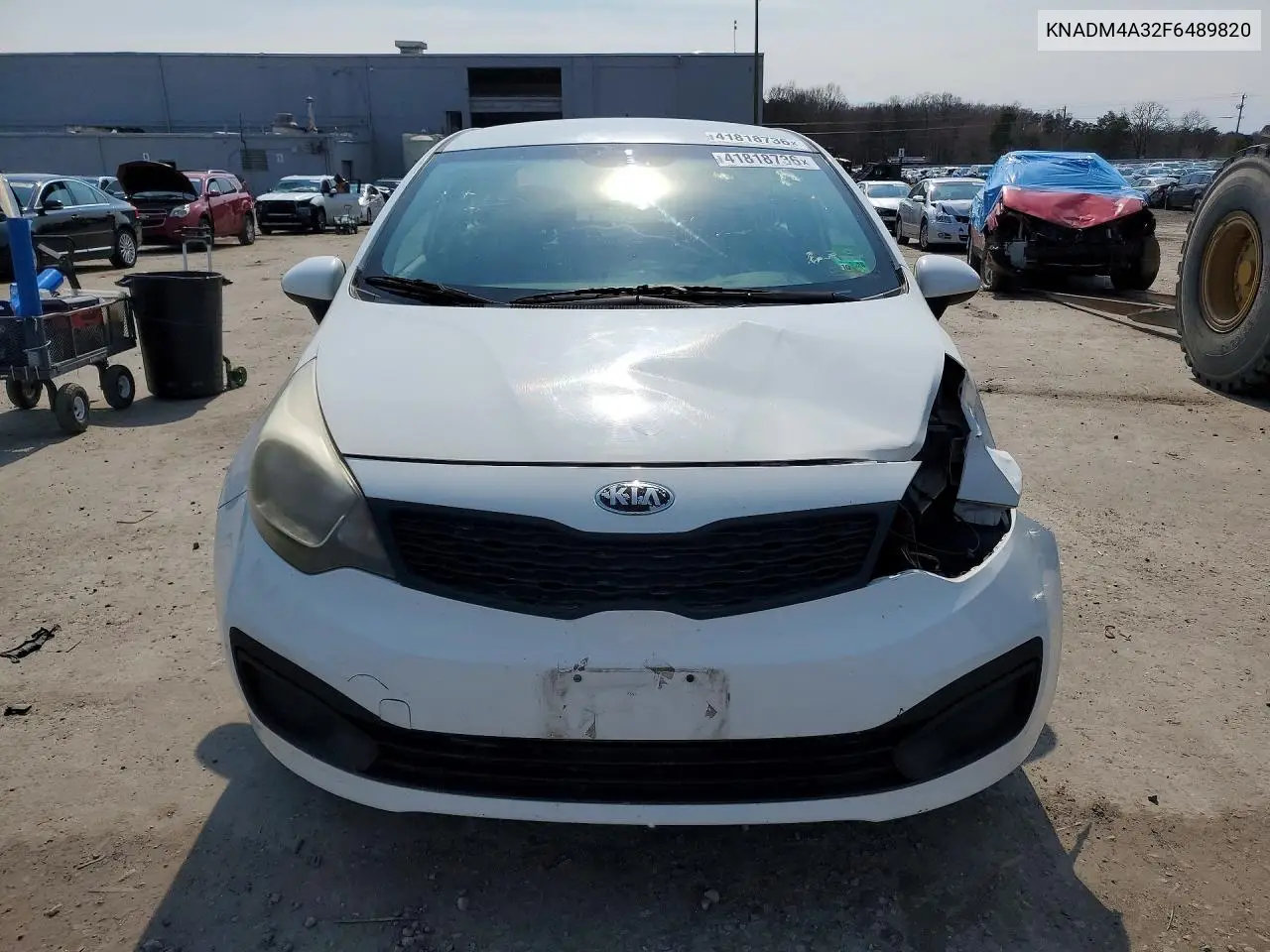 KNADM4A32F6489820 2015 Kia Rio Lx