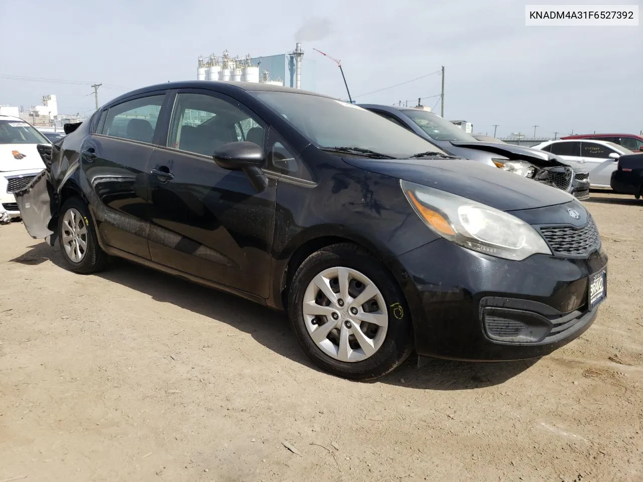 KNADM4A31F6527392 2015 Kia Rio Lx