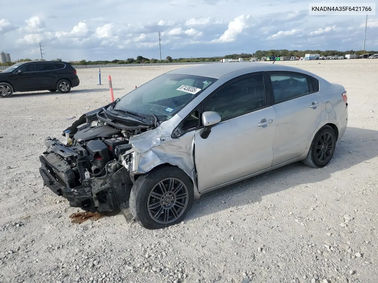 KNADN4A35F6421766 2015 Kia Rio Ex