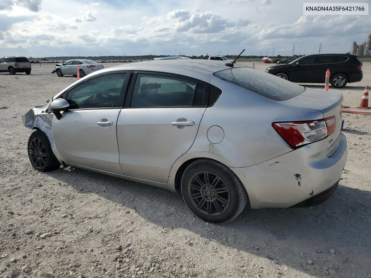 KNADN4A35F6421766 2015 Kia Rio Ex
