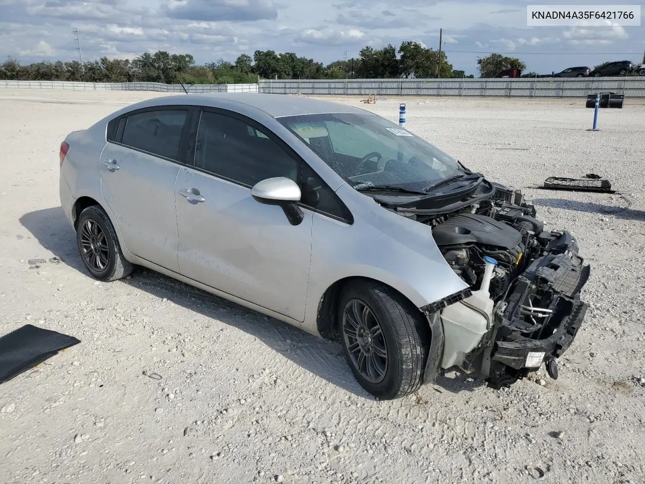 KNADN4A35F6421766 2015 Kia Rio Ex