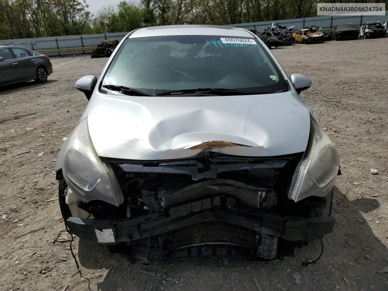 KNADN4A38G6624734 2016 Kia Rio Ex